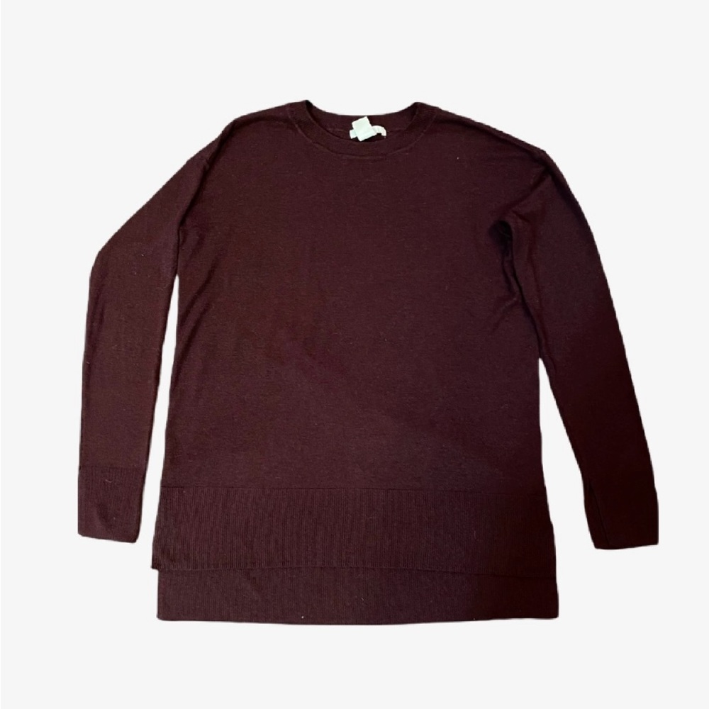 H&M burgundy sweater